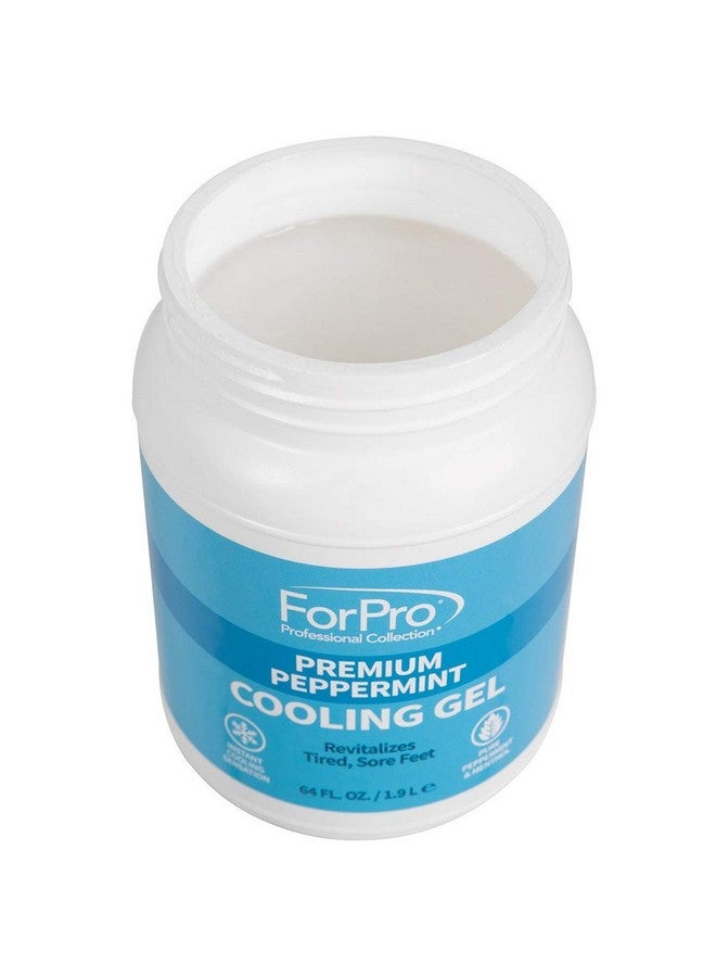 Premium Peppermint Cooling Gel Instantly Cools Revitalizes Tired & Sore Feet Formulated With Pure Peppermint Oil & Menthol 64 Oz. (802298)