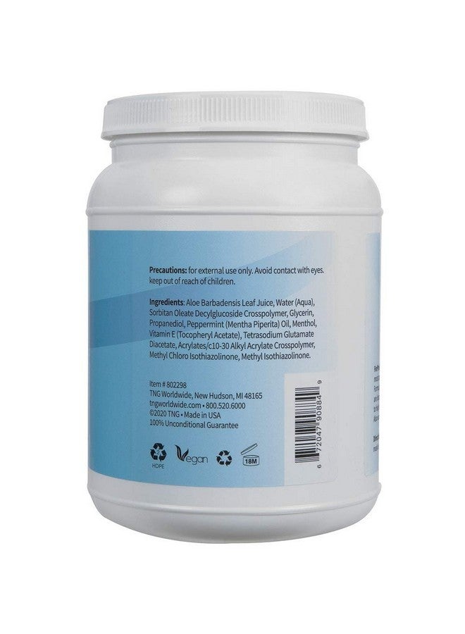 Premium Peppermint Cooling Gel Instantly Cools Revitalizes Tired & Sore Feet Formulated With Pure Peppermint Oil & Menthol 64 Oz. (802298)