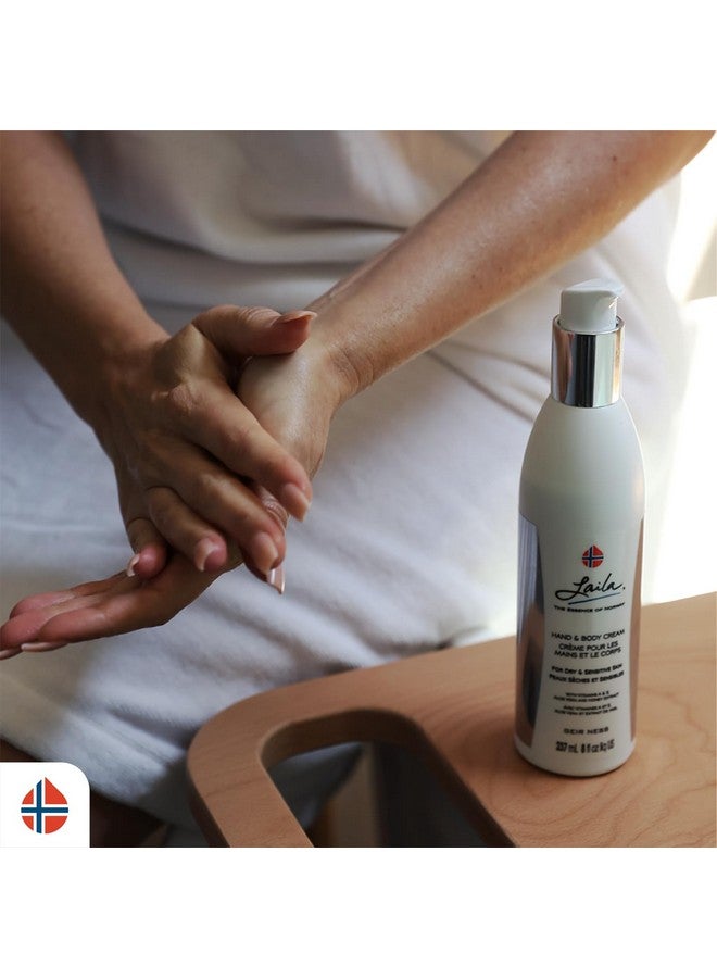 Laila Hand & Body Cream Skin Moisturizing And Nourishing Formula For Soft And Smooth Hands Vitamin A & E Aloe Vera And Honey Extract