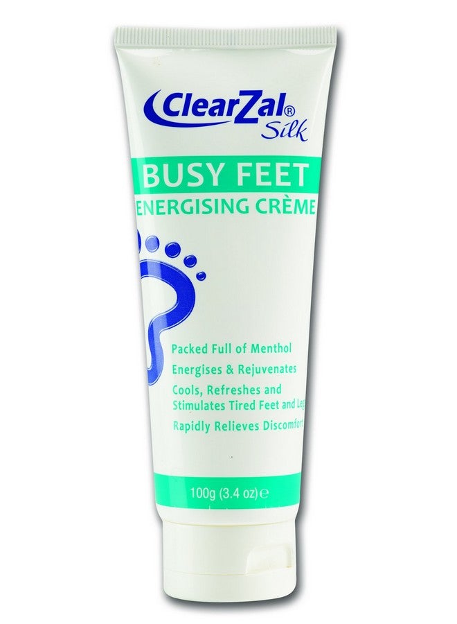 Busy Feet Cooling Energizing Foot Cream Packed With Menthol For Pain Relief For Tired Achy Feet Refreshes And Rejuvenates Helps To Provide Relief From Neuropathy 3.4 Ounce Tube