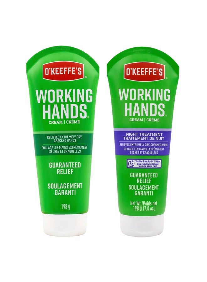 Working Hands Hand Cream 7 Oz Tube And Night Treatment Hand Cream 7 Oz Tube