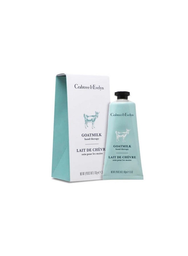 Goat Milk Hand Therapy Cream 3.5 Oz Moisturizer For Dry Skin