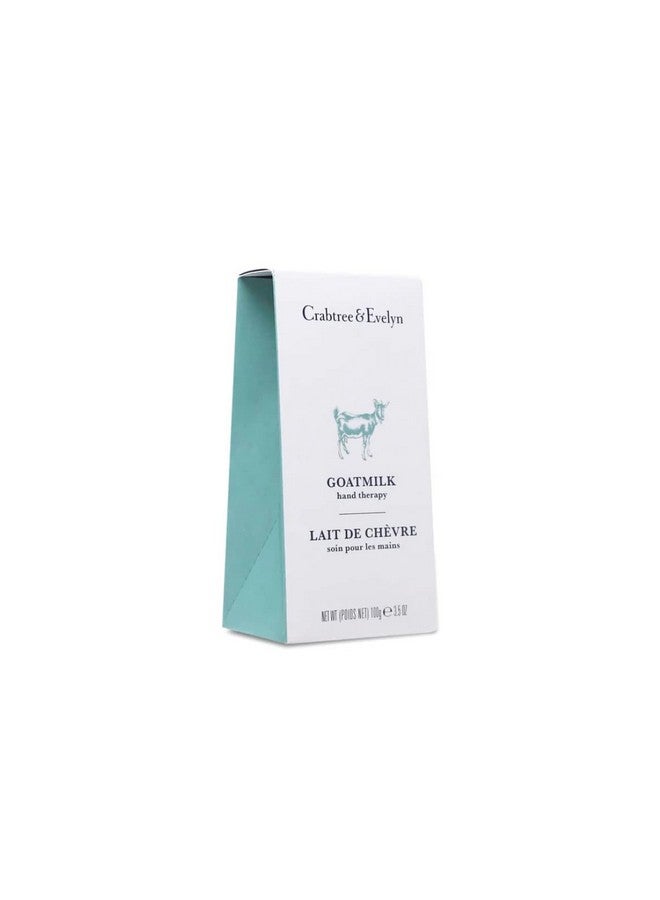 Goat Milk Hand Therapy Cream 3.5 Oz Moisturizer For Dry Skin