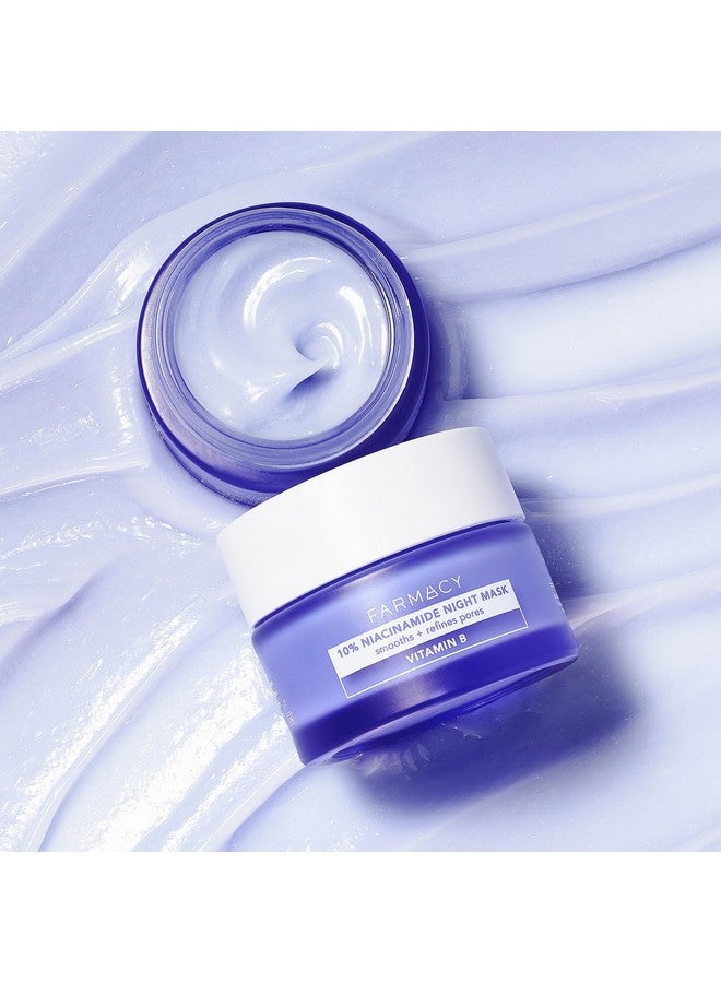 10% Niacinamide Facial Mask Smoothing & Hydrating Skin Care Face Mask Panthenol & Niacinamide Cream Overnight Face Mask 9 Ml