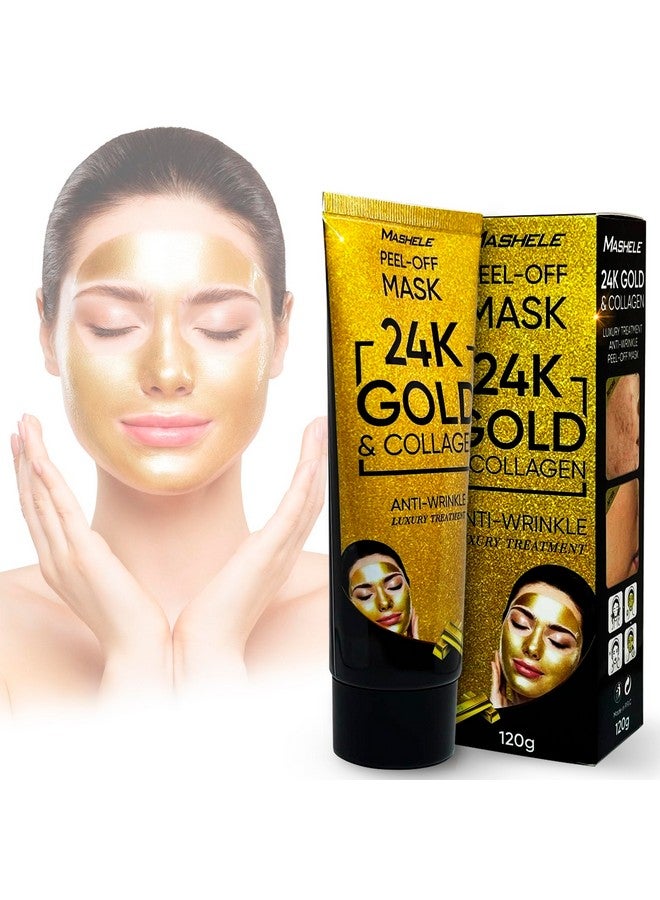 24K Gold Firming Peel Off Face Mask Anti Aging Lifting (1Pc)
