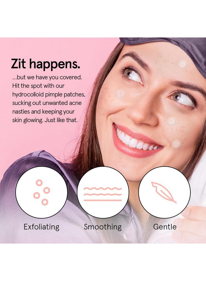 Pimple Patches For Face (Round 36 Count) Hydrocolloid Acne Patches For Face Vegan Crueltyfree Zit Patches For Face Blemish Patches Pimple Stickers Zit Stickers…