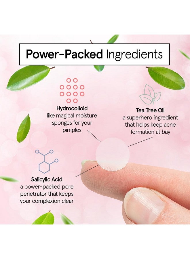 Pimple Patches For Face (Round 36 Count) Hydrocolloid Acne Patches For Face Vegan Crueltyfree Zit Patches For Face Blemish Patches Pimple Stickers Zit Stickers…