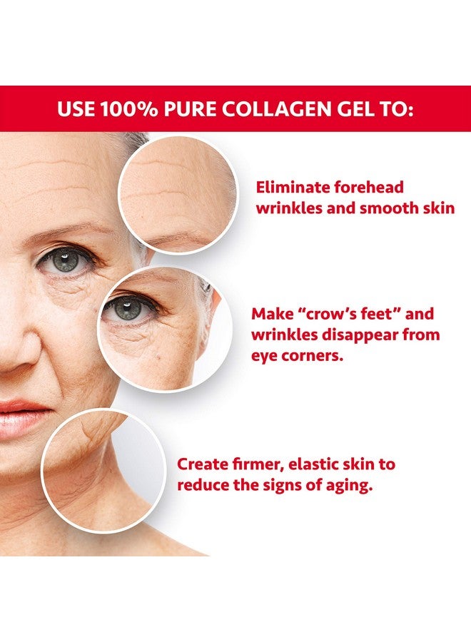 Natural Facial Collagen Gel (118 Ml) Organic Face Mask Beauty Care For Women Hydrating And Moisturizing Pure Dermal Collagen For Dry Or Rough Skin Get Healthier Younger Looking Skin (1 Pack)