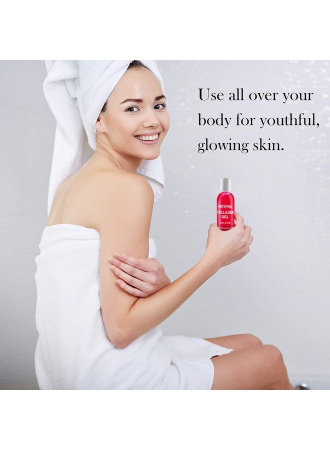 Natural Facial Collagen Gel (118 Ml) Organic Face Mask Beauty Care For Women Hydrating And Moisturizing Pure Dermal Collagen For Dry Or Rough Skin Get Healthier Younger Looking Skin (1 Pack)