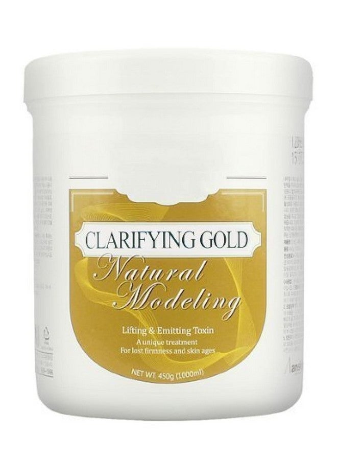 1000Ml Clarifying Gold Natural Modeling Mask Pack Powder For Antiaging & Skin Elasticity