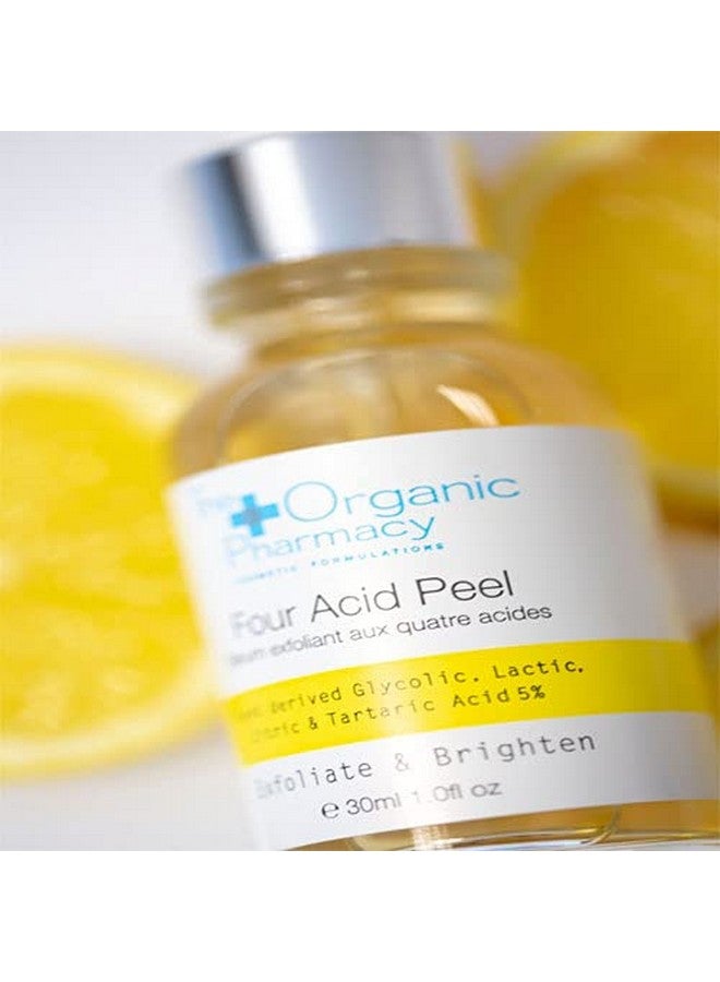 Four Acid Peel Gentle Exfoliator Derived From Natural Ingredients Reduces Blemishes And Acne Use Nightly 30Ml