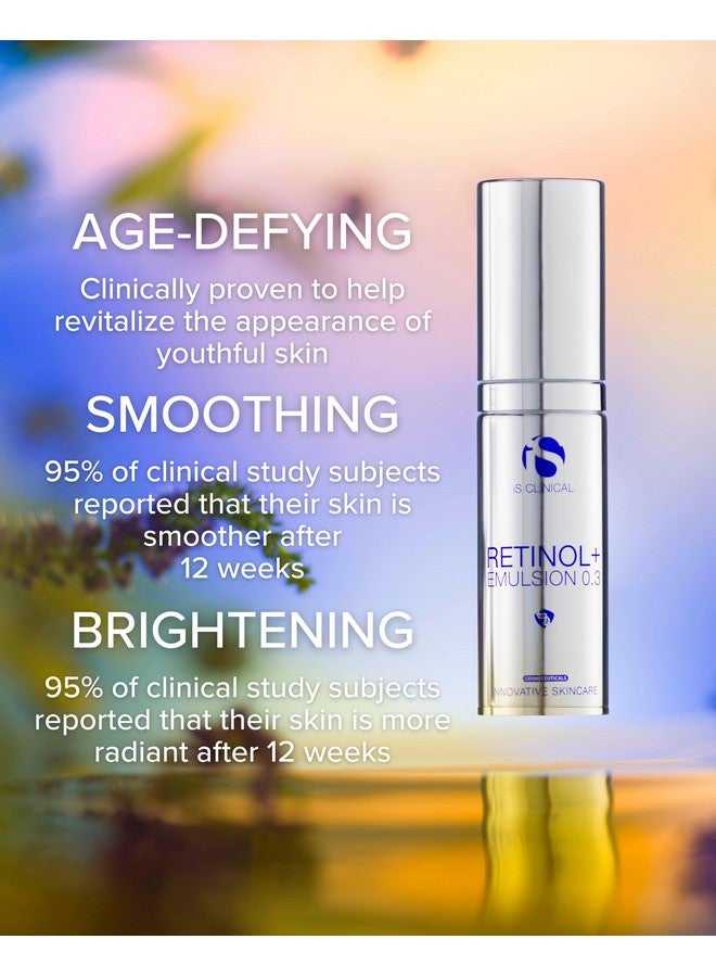 Retinol+ Emulsion 0.3 Reduce Fine Lines And Wrinkles Smoothes Appearance Helps Brighten Complexion