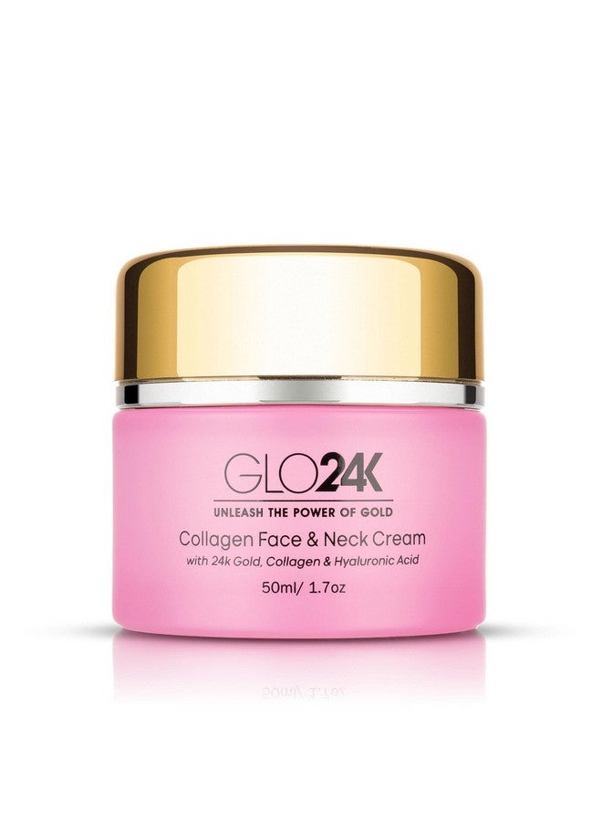 Glo24K Collagen Face & Neck Cream With 24K Gold Collagen & Hyaluronic Acid. Boost Your Skin’S Collagen Levels For A Radiant Glowing Skin.