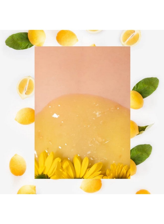 Whitening Lemon Vitamin C Vajacial Jelly Mask Peeloff Bikini Underarms Area Peel Mask Lemon With Pieces Of Lemon Professional Size 23Oz By Sugaring Nyc