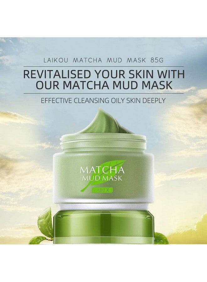 Face Nutrition Matcha Mud Facial Cleanser Mask Cream For Anti Acne Deep Cleaning Oilcontrol Moisturizing Blackhead Remover (Face Matcha Mud)