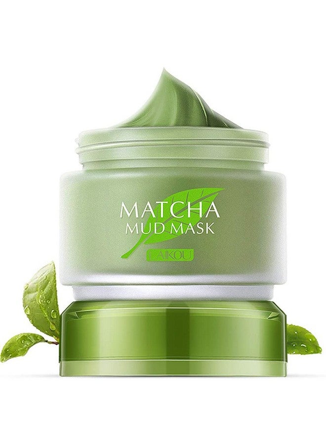 Face Nutrition Matcha Mud Facial Cleanser Mask Cream For Anti Acne Deep Cleaning Oilcontrol Moisturizing Blackhead Remover (Face Matcha Mud)