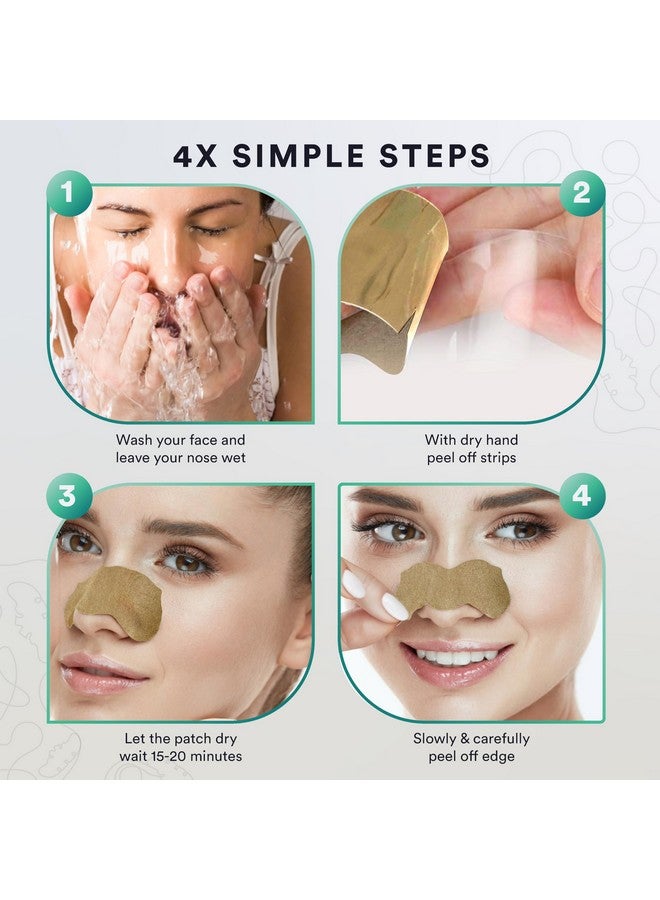 (75 Ct) Pore Strips W/Salicylic Acid Witch Hazel & Aloe Vera Blackhead Remover For Face Nose Pores Blackheads Removal Blackhead Remover Strip Black Head Nose Strips Blackhead Remover