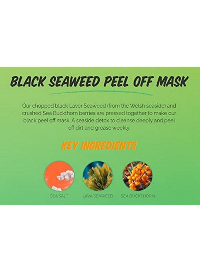 Seaweed Easy Peeloff Face Mask With Seaweed Detox Face Pores For All Skin Types 3Pack Of 0.3 Fl Oz Each 3 Sachets