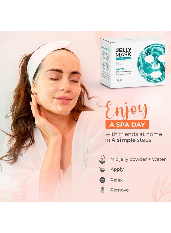 Jelly Mask Bundle Of 24 Different Treatment Flavors Spa Set Of Rubber Peel Off 30 Masks For Teenagers Men And Women