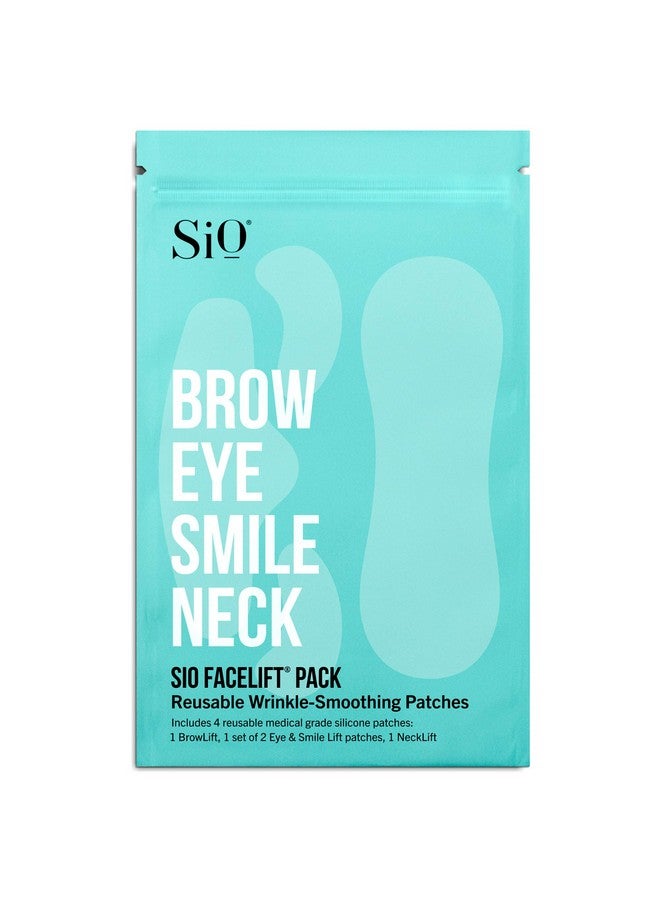 Beauty Facelift Antiwrinkle Patches For Neck Forehead Eye & Smile Overnight Smoothing Silicone Patches For Fine Lines And Wrinkles