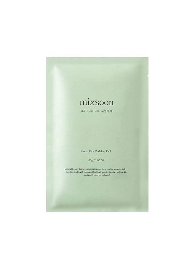 Green Cica Modeling Pack (5Ea) Renew Version Moisturizing Melting Pack Increases Cooling Sensation And Hydration Level Cruelty Free