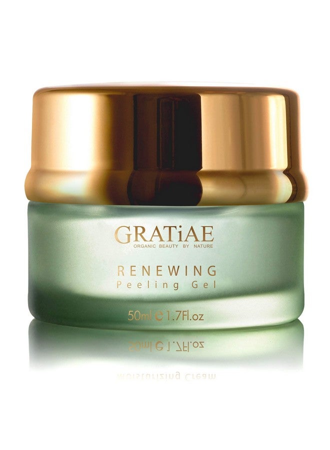 Organic Renewing Peeling Gel Face Mask Mild Face Cleanser With Witch Hazel Deep Cleans Removes Dead Skin Cells And Blackheads Antiaging Skin Care 1.7 Fl Oz