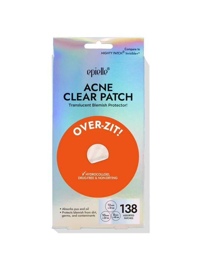 Acne Clear Patch Overzit The Ultimate Hydrocolloid Solution Of Acne Clear Patch Acne Pimple Patches Blemish Patches Thanksgiving Gift Stocking Stuffers (138 Ptches)