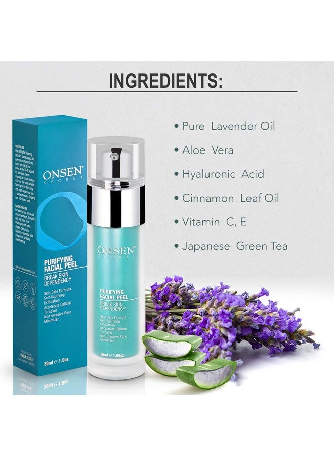 Exfoliating Peeling Gel Daily Gentle Face Exfoliator Dark Spot Remover Organic Facial Peel For Sensitive Skin Natural Whitening Peeling Gel For Women 1.7 Fl Oz/50 Ml