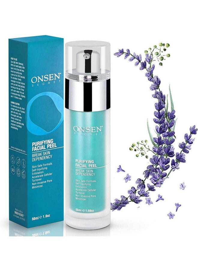 Exfoliating Peeling Gel Daily Gentle Face Exfoliator Dark Spot Remover Organic Facial Peel For Sensitive Skin Natural Whitening Peeling Gel For Women 1.7 Fl Oz/50 Ml
