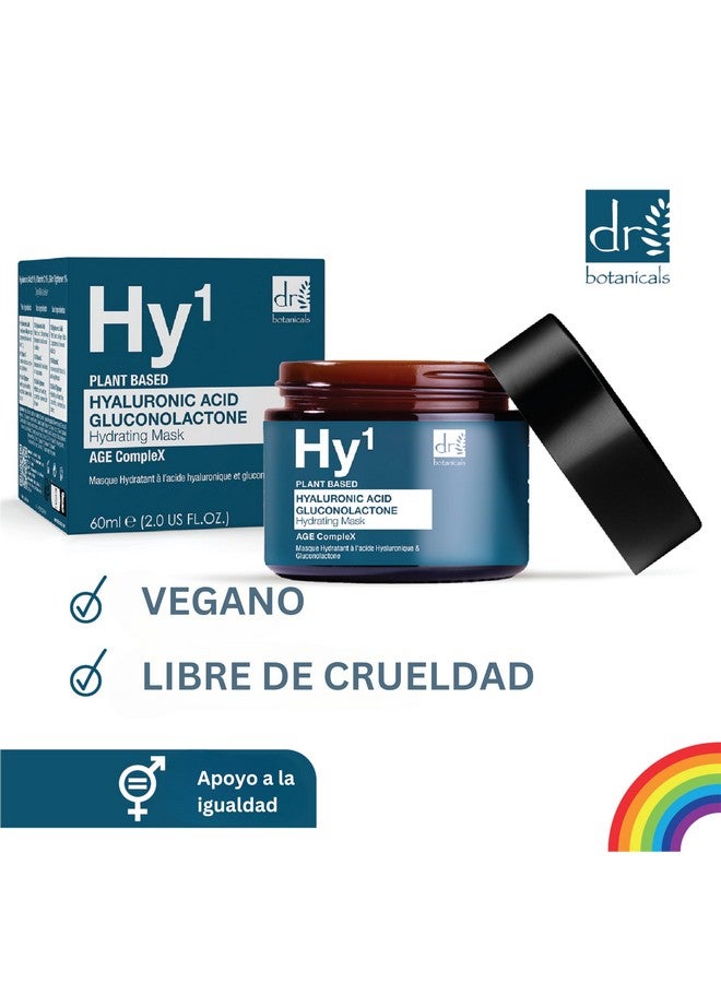 Hyaluronic Acid & Gluconolactone Hydrating Antiaging Facial Mask Reduce Wrinkles Renew Gentle Exfoliate And Revitalize Skin With Nourishing Hyaluronic Acid Mask