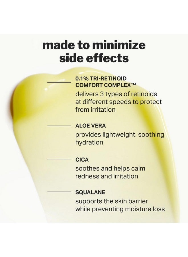 Beginner Retinol Gel 0.1% Improve The Appearance Of Fine Lines And Uneven Texture Without Irritation Aloe And Cica To Prevent Dryness 1 Fl Oz