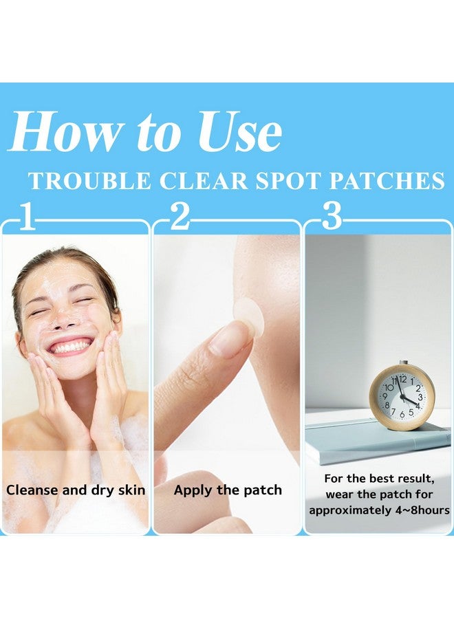 Trouble Clear Spot Patches 3 Packs Made With Highly Absorbent Hydrocolloid