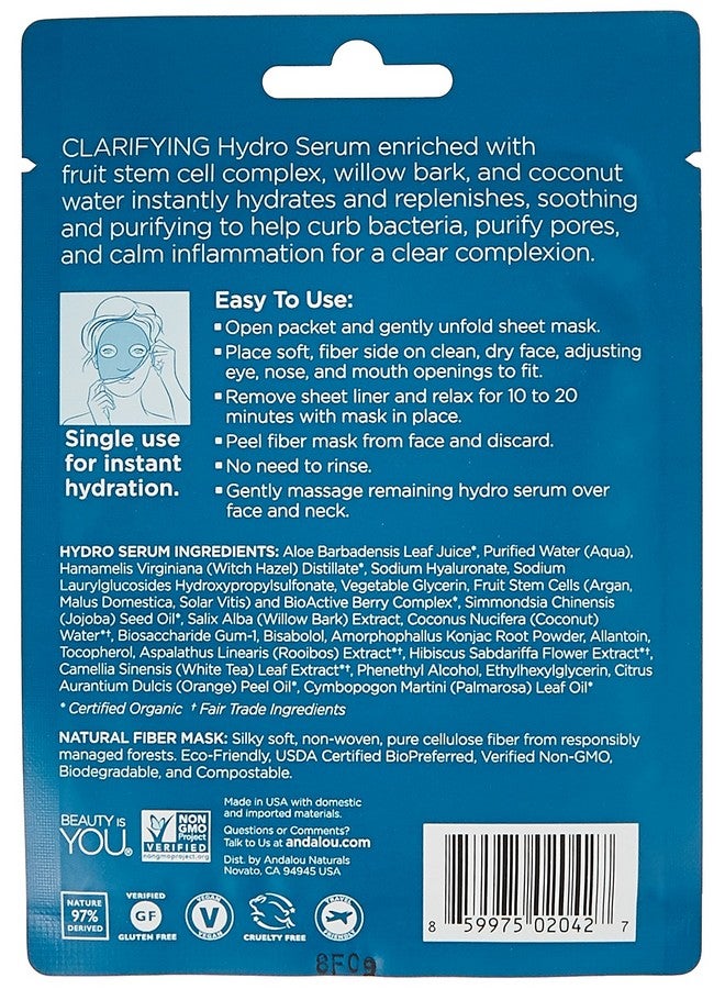 Instant Pure Pore Hydro Essence Mask Coconut 6 Count(Pack Of 1)