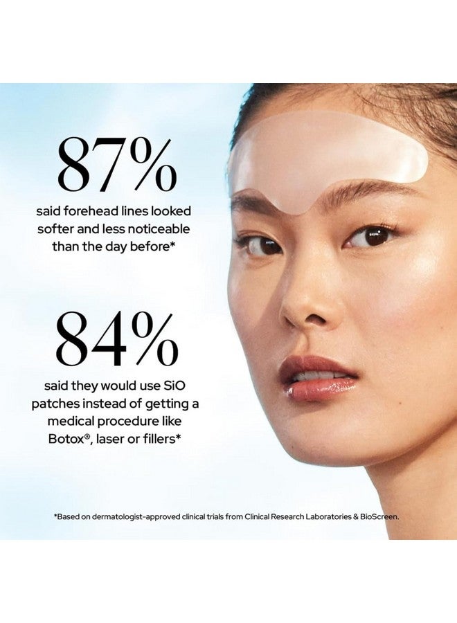 Sio Beauty Browlift Forehead Antiwrinkle Patch Rapid Overnight Reusable Silicone Patch To Reduce Furrows Expression Lines And Creases