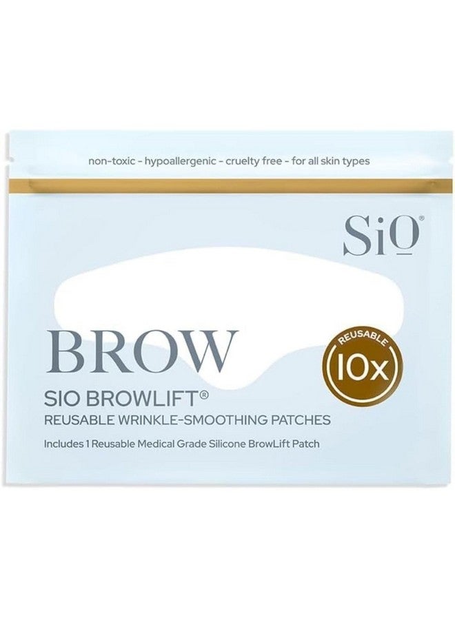 Sio Beauty Browlift Forehead Antiwrinkle Patch Rapid Overnight Reusable Silicone Patch To Reduce Furrows Expression Lines And Creases