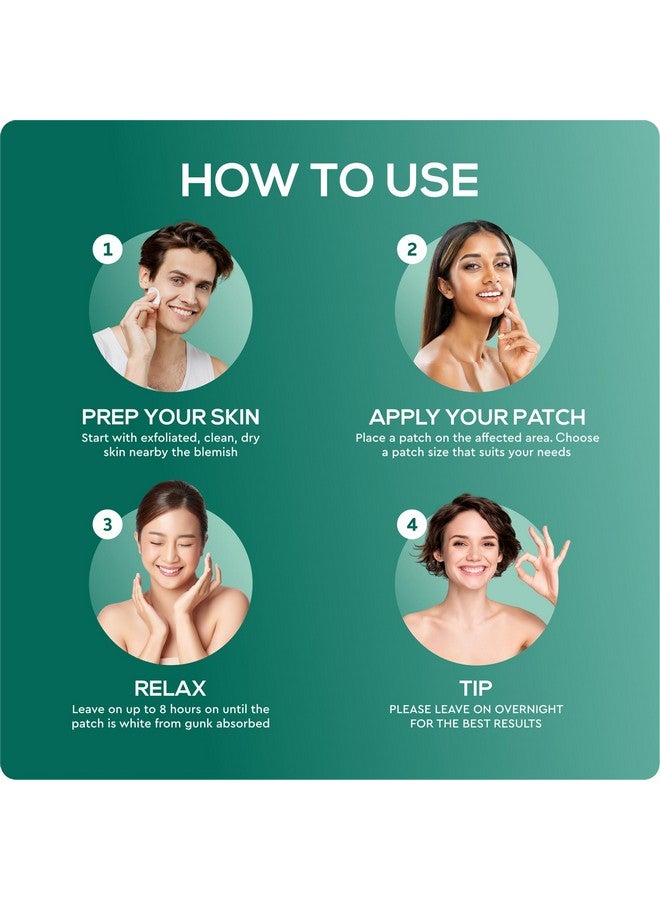 192 Ct (4 Pk) Pimple Patches Acne Patches Pimple Patches For Face Zit Patches Hydrocolloid Acne Patches Blemish Patches Acne Patch Hydrocolloid Patch Parches Para Acne