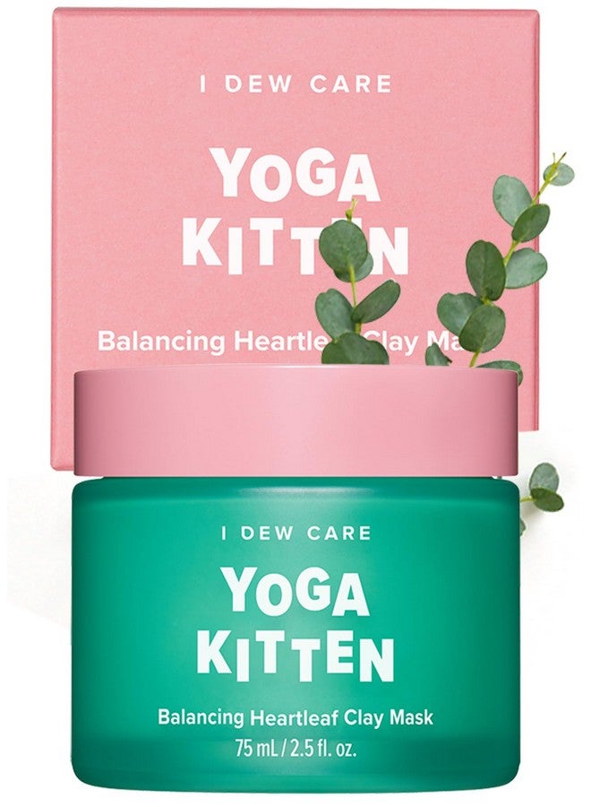 Washoff Clay Mask Yoga Kitten For Blemishprone Skin With Kaolin Heartleaf And Tea Tree Extract 2.5 Fl Oz