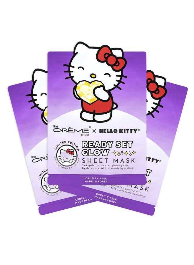 Hello Kitty Ready Set Glow Sheet Mask (3 Pack)