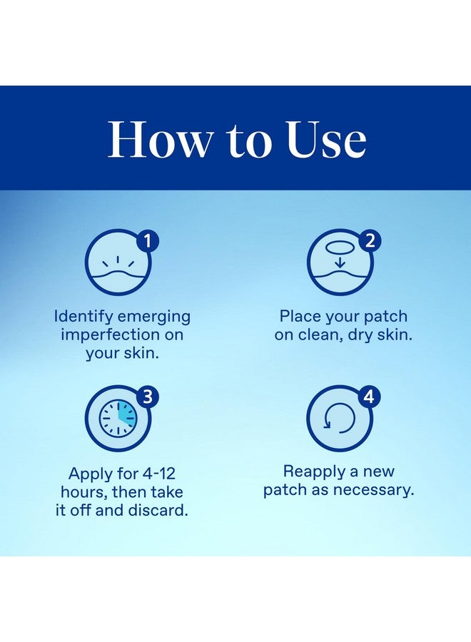 Acneprone Skin Patches For Earlystage Imperfections Formulated With Salicylic Acid And Centella Fast Triple Action Power Patch For Day & Night Dermatologist Tested 36 Count