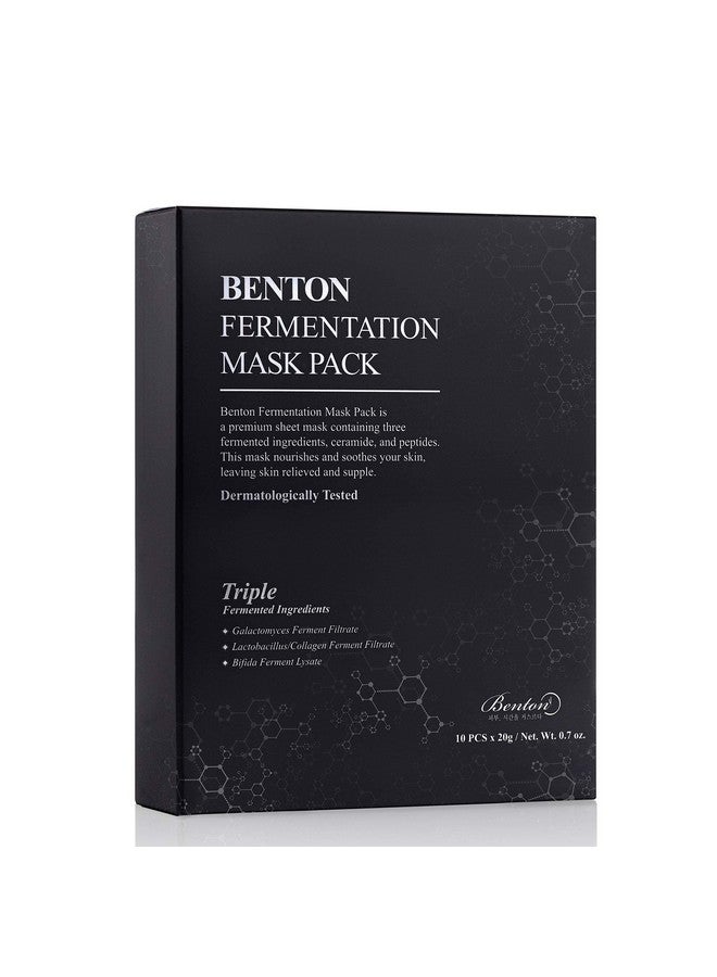 Fermentation Mask Pack (Box Of 10) A Premium Boosting Mask Pack Wrinkle Care