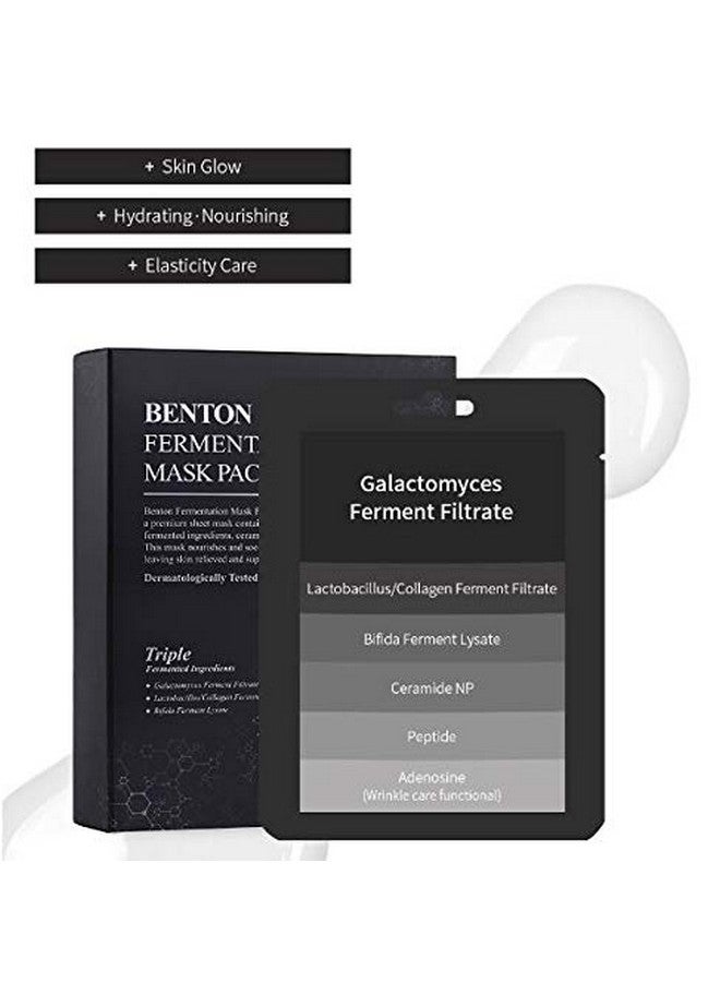 Fermentation Mask Pack (Box Of 10) A Premium Boosting Mask Pack Wrinkle Care