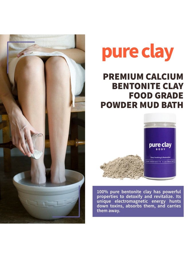 Premium Calcium Bentonite Clay Bath Deep Soothing And Restorative Body Mud Bath To Rejuvenate Skin Promotes Relaxation