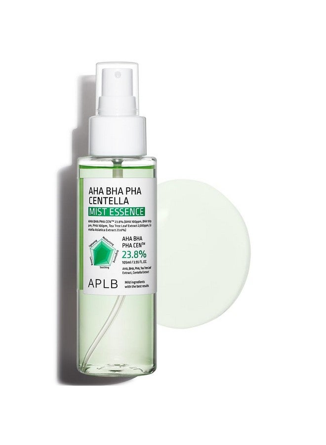 Aha Bha Pha Centella Mist Essence Aha Bha Pha Cen™ 23.8% 3.55 Fl.Oz/Korean Skincare Exfoliant Replenishing Moisture Revitalize For Gentle And Improve Skin Texture