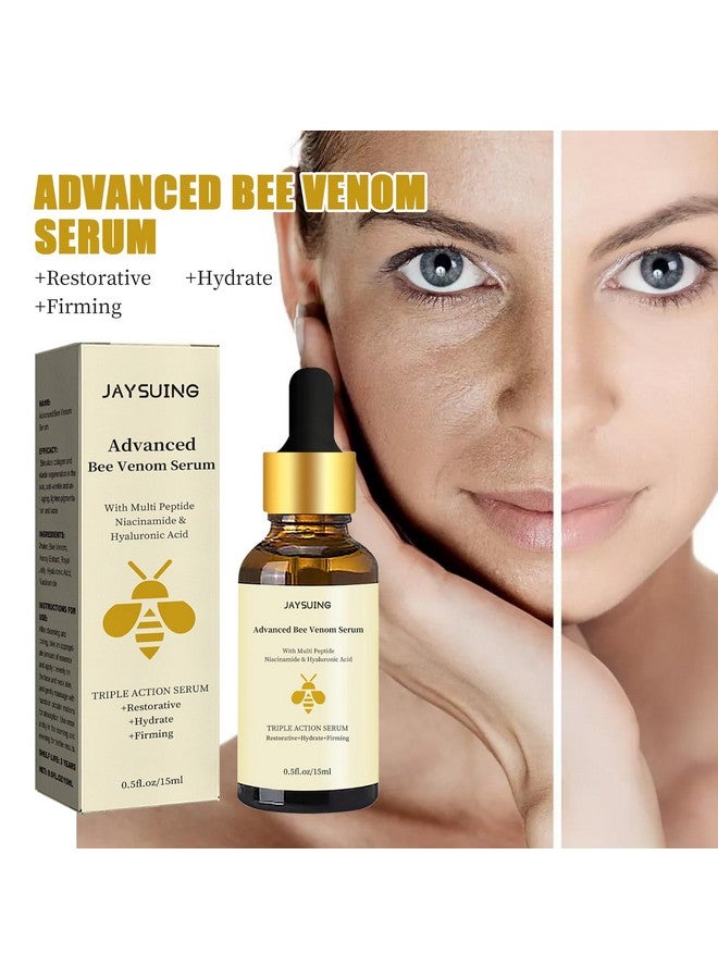 Advanced Bee Venom Serum Antiaging Facial Serum Face Serum To Help Refine Fine Lines & Wrinkles Hydrating Serum