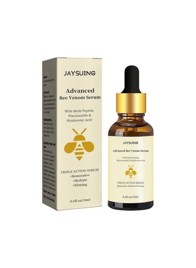 Advanced Bee Venom Serum Antiaging Facial Serum Face Serum To Help Refine Fine Lines & Wrinkles Hydrating Serum