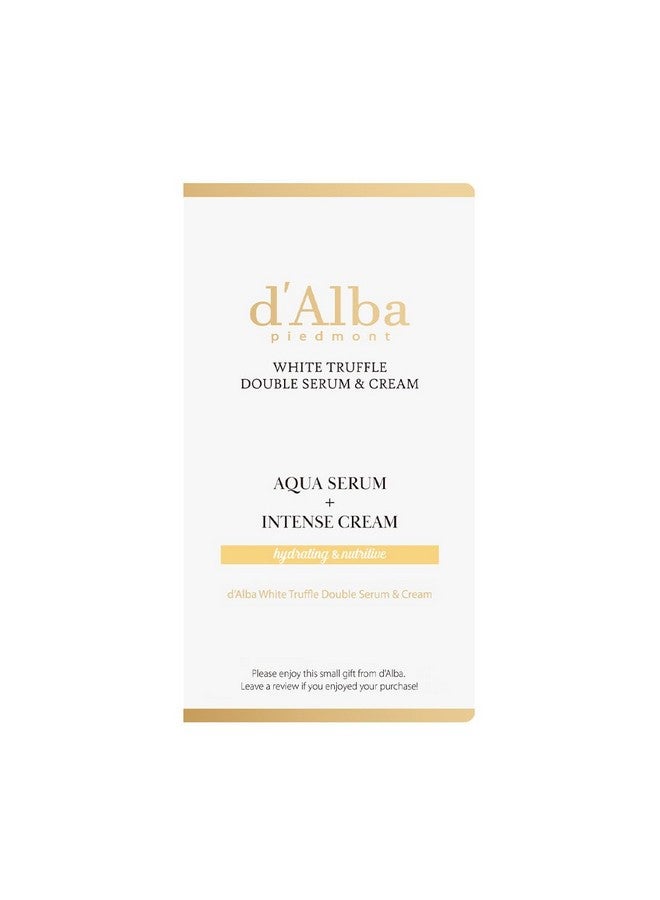 D'Alba White Truffle Double Serum & Cream (0.45 Ounce (Pack Of 1))