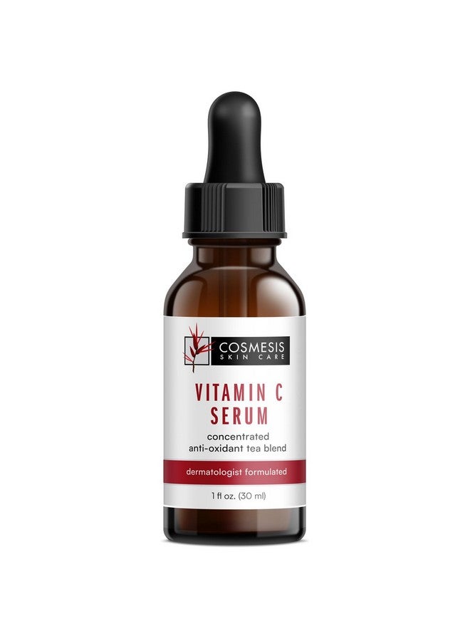 Cosmesis Vitamin C Serum Rejuvenate & Protect Skin With 12% Concentrated Vitamin C & Antioxidant Tea Extracts For Brighter Healthier Skin 1 Fl Oz.
