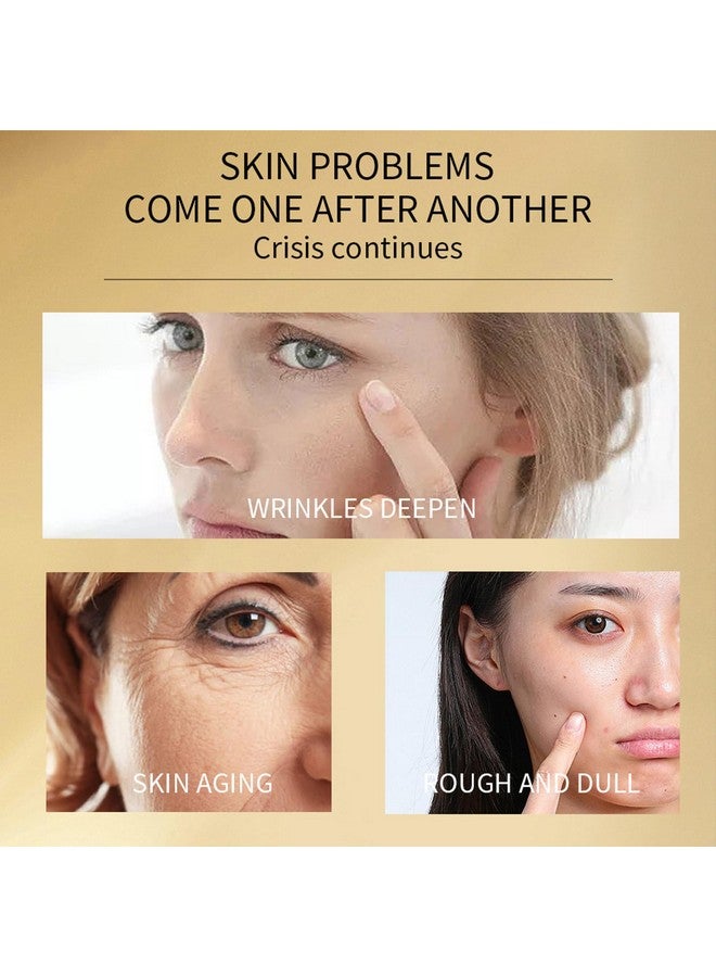 24K Gold Serum For Face 2Pack Skin Tone Even Anti Aging Moisturizer With Vitaminskin Care Glow Collagen Booster Serum Hyaluronic Acid For Dark Spots & Fine Lines 2.02Fl Oz