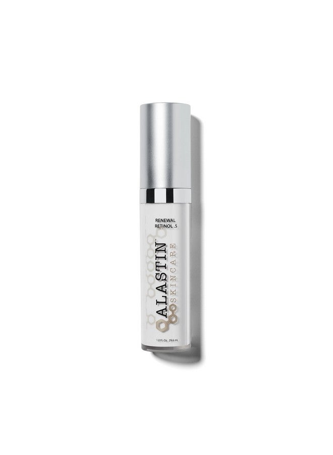 Skin Renewal Retinol Face Serum (.5 Strength 1.0 Oz) Antiaging Diminishes Fine Lines & Wrinkles Repair Skin Texture & Tone