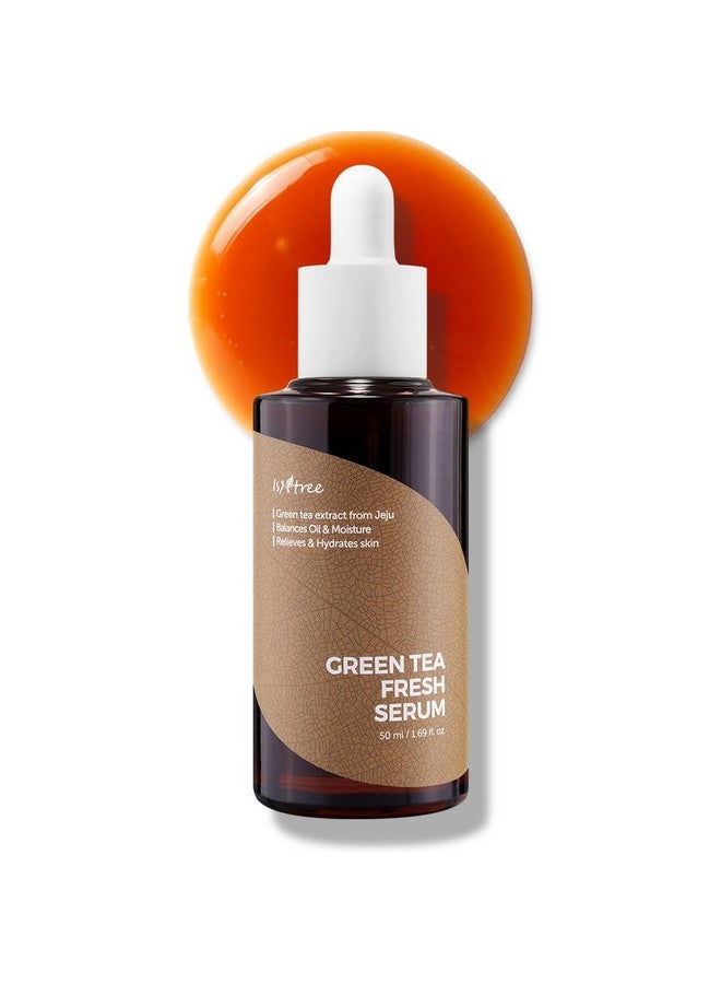 Green Tea Fresh Serum 50Ml 1.69 Fl.Oz Green Tea Extract From Jeju Balances Oil & Moisture Relieves & Hydrates Skin